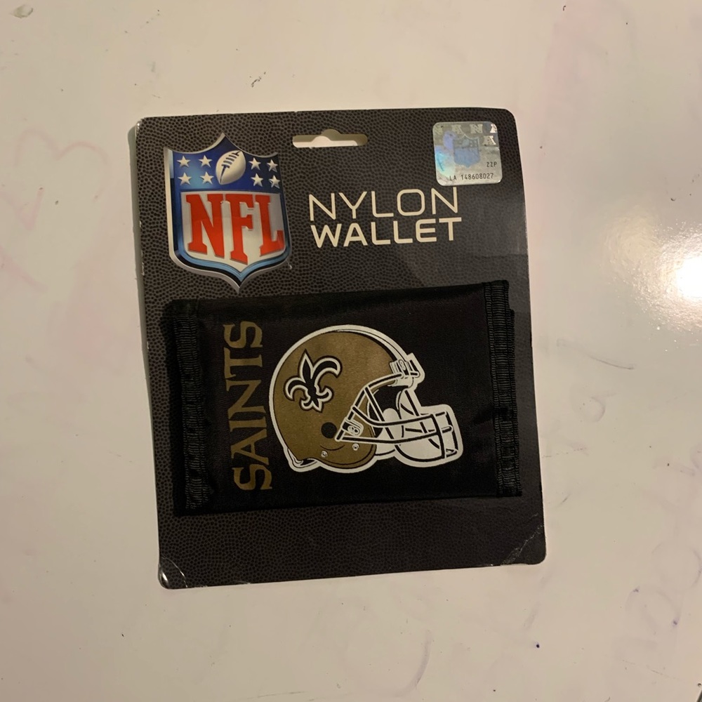 New Orleans saints nylon wallet